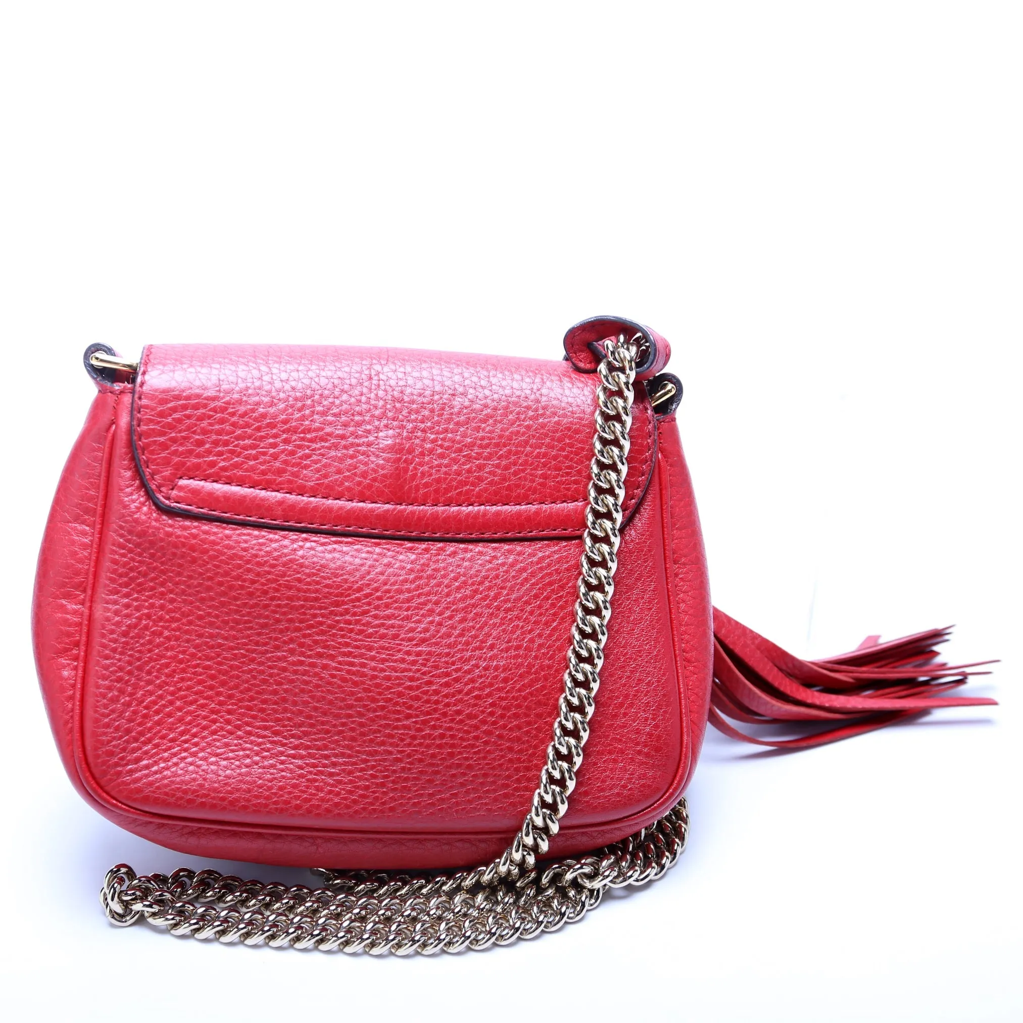 323190 Soho Chain Tassel Flap Small