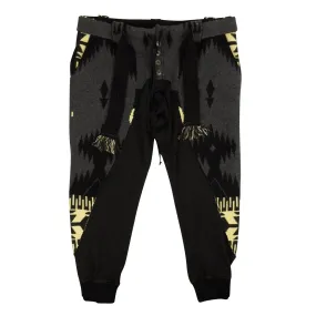 ALANUI Grey Icon Patch Mica Cashmere Pants