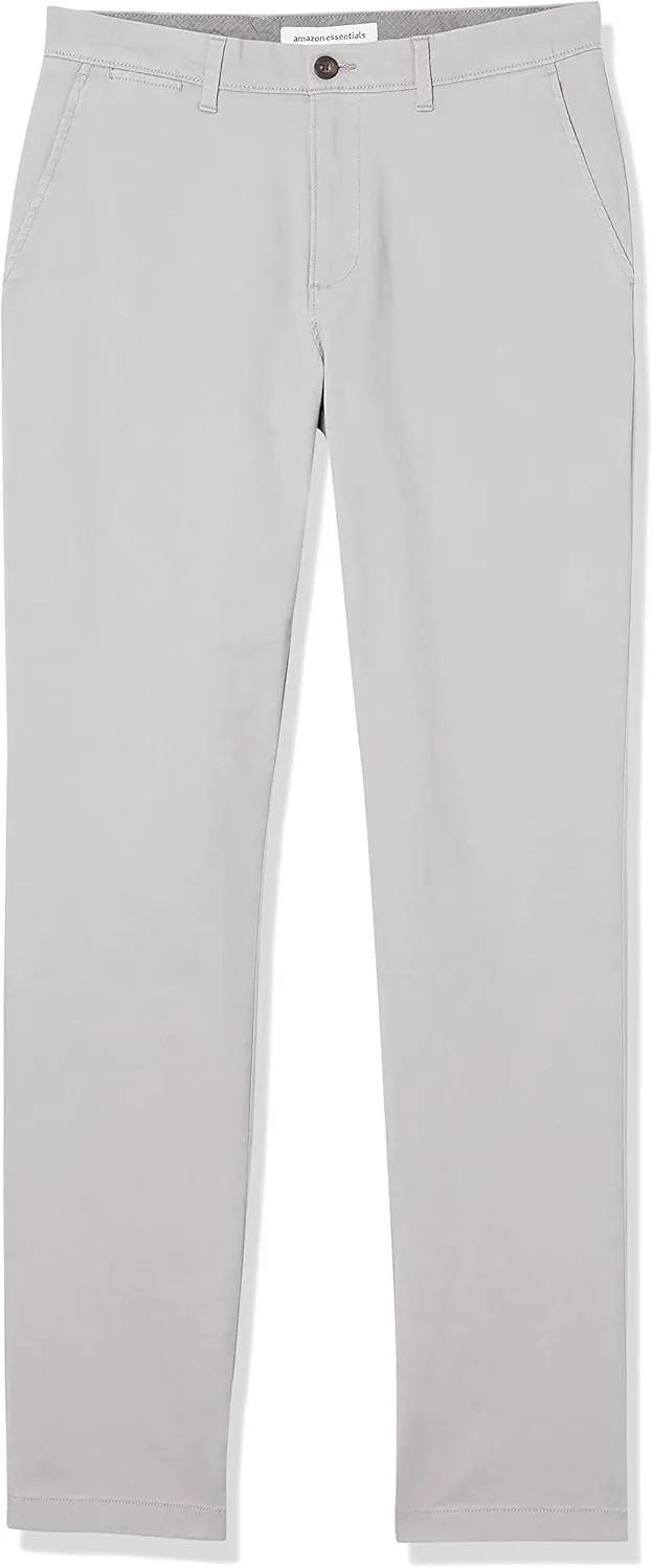 Amazon Essentials Men's Athletic-Fit Casual Stretch Chino Pant (Available in Big & Tall)