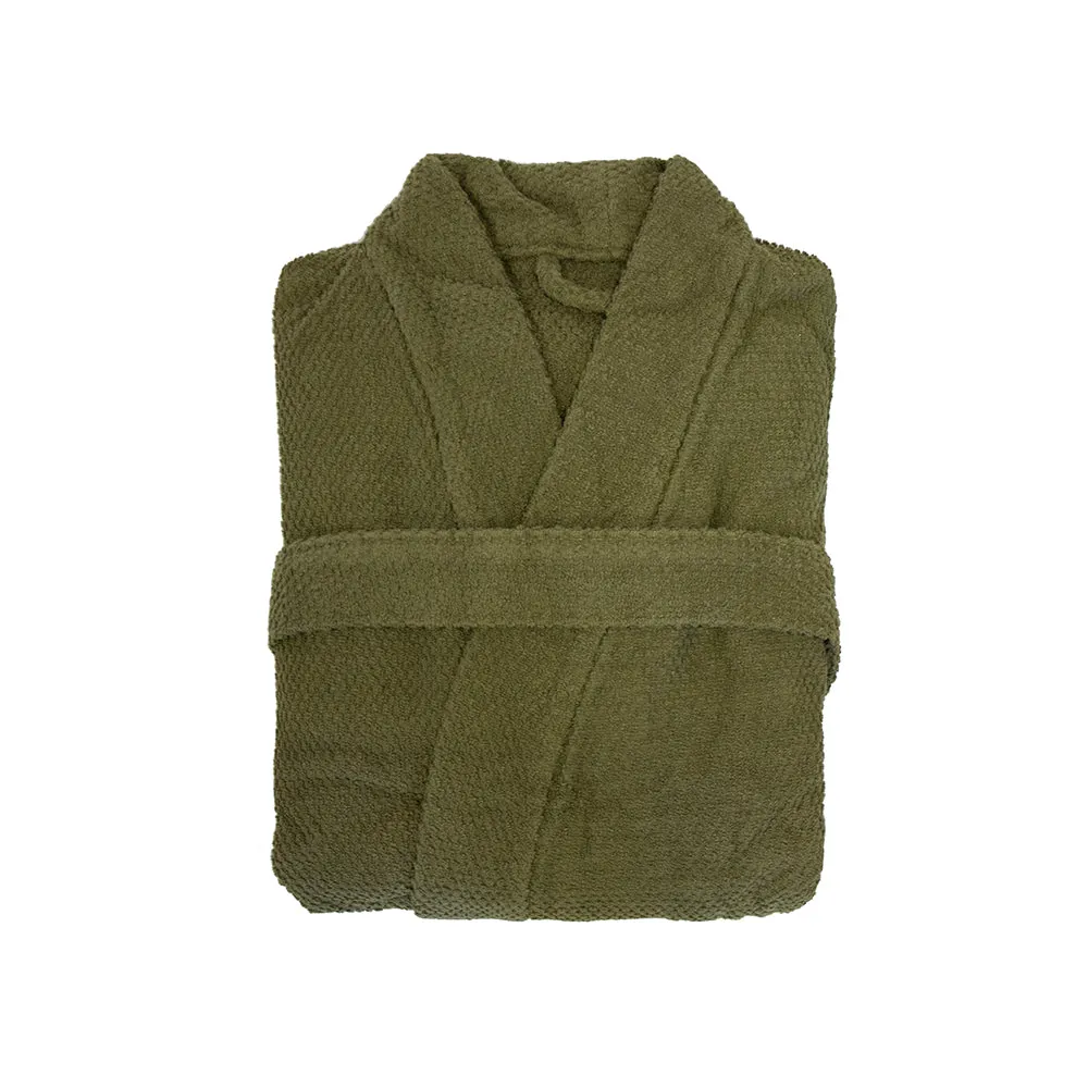 Angove Cotton Robe - Olive