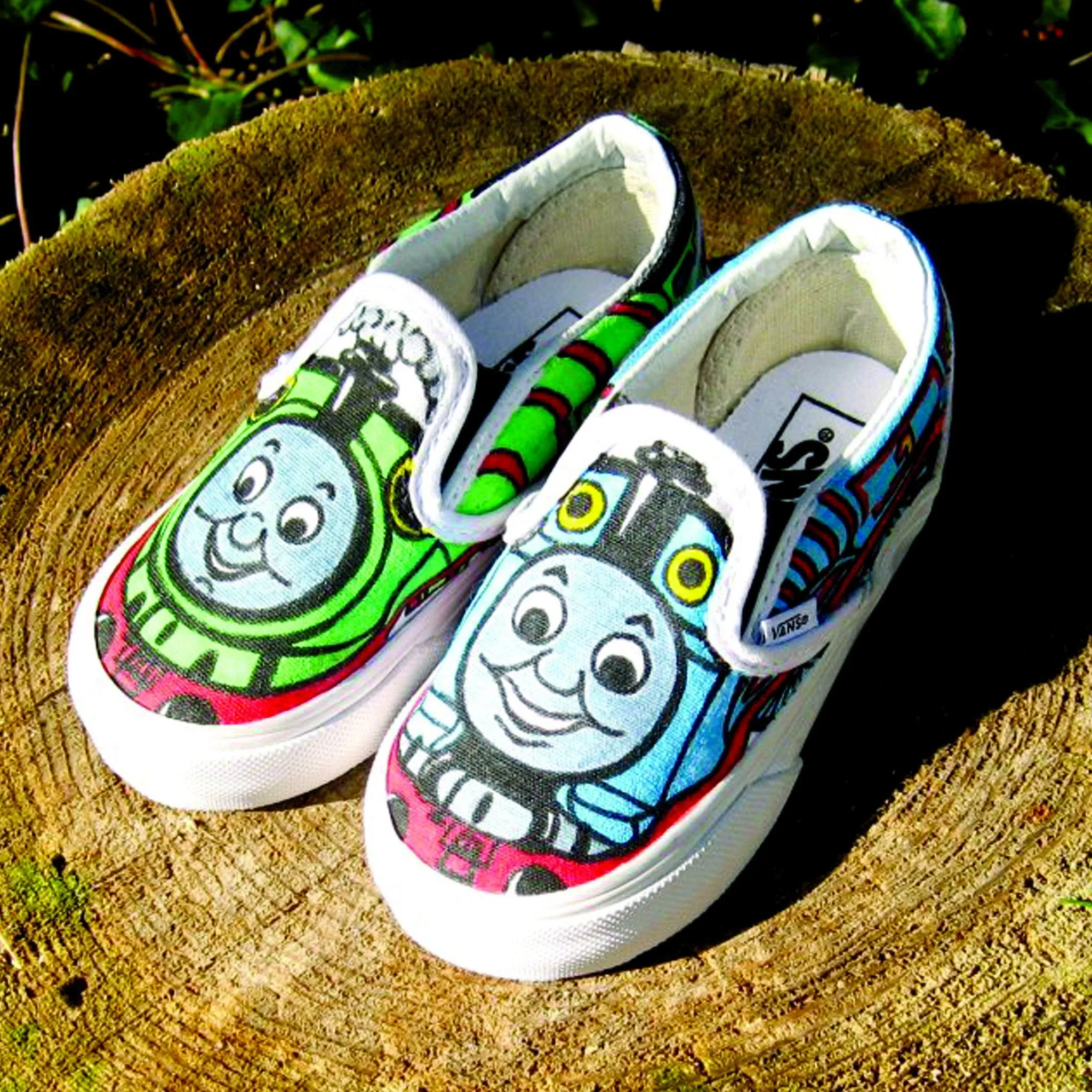 Custom Toddler Vans Slip On Sneakers