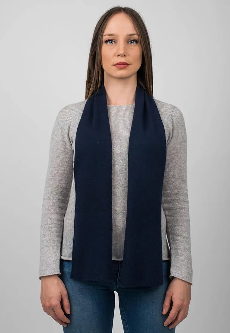 Dalle Piane Cashmere - Mini Scarf 100% cashmere - Made in Italy - Woman/Man