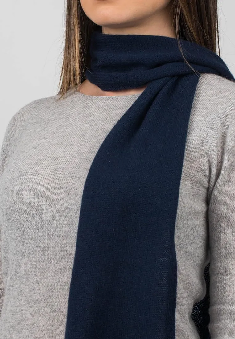 Dalle Piane Cashmere - Mini Scarf 100% cashmere - Made in Italy - Woman/Man
