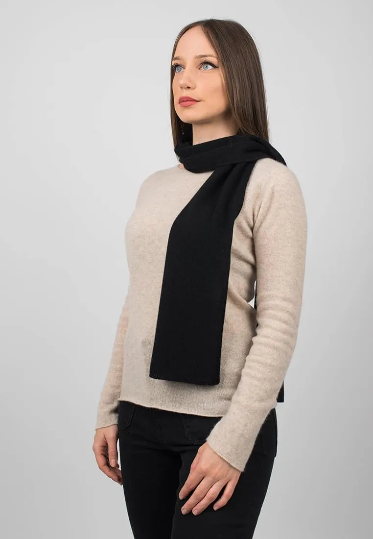 Dalle Piane Cashmere - Mini Scarf 100% cashmere - Made in Italy - Woman/Man