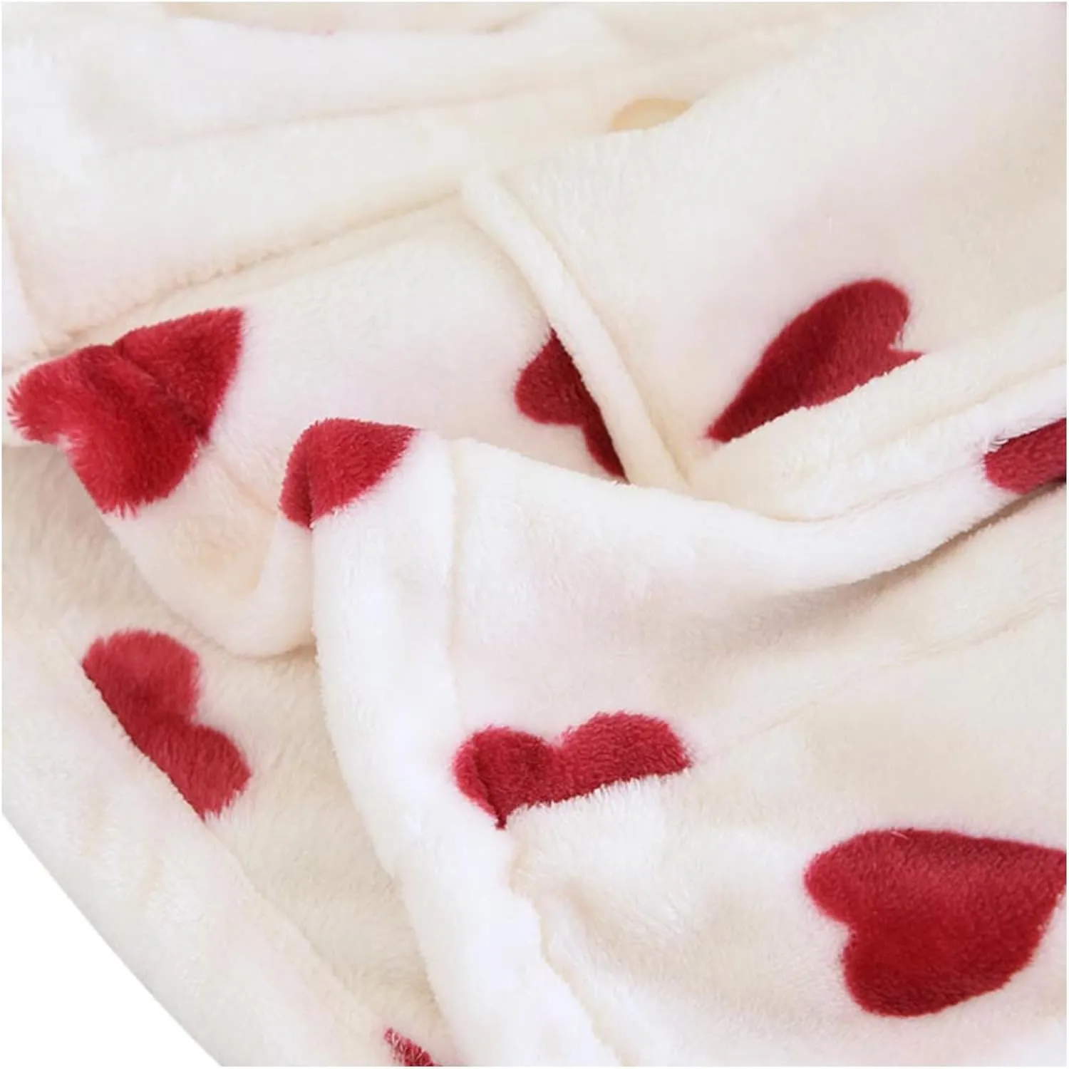 HGps8w Fuzzy Fleece Pajama Sets for Women Cute Heart Graphic Winter Warm Long Sleeve Sleepwear Comfy Plush Pants Lounge Pjs