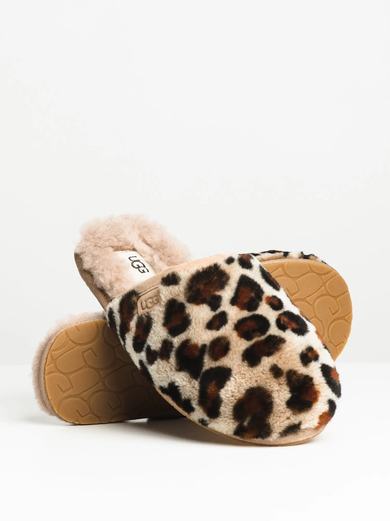 WOMENS FLUFFETTE - LEOPARD - CLEARANCE